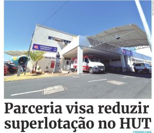 Parceria visa reduzir superlotação no HUT